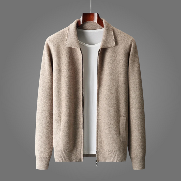 Men's elevated comfort jacket, versatile style, perfect for autumn & winter layering.
