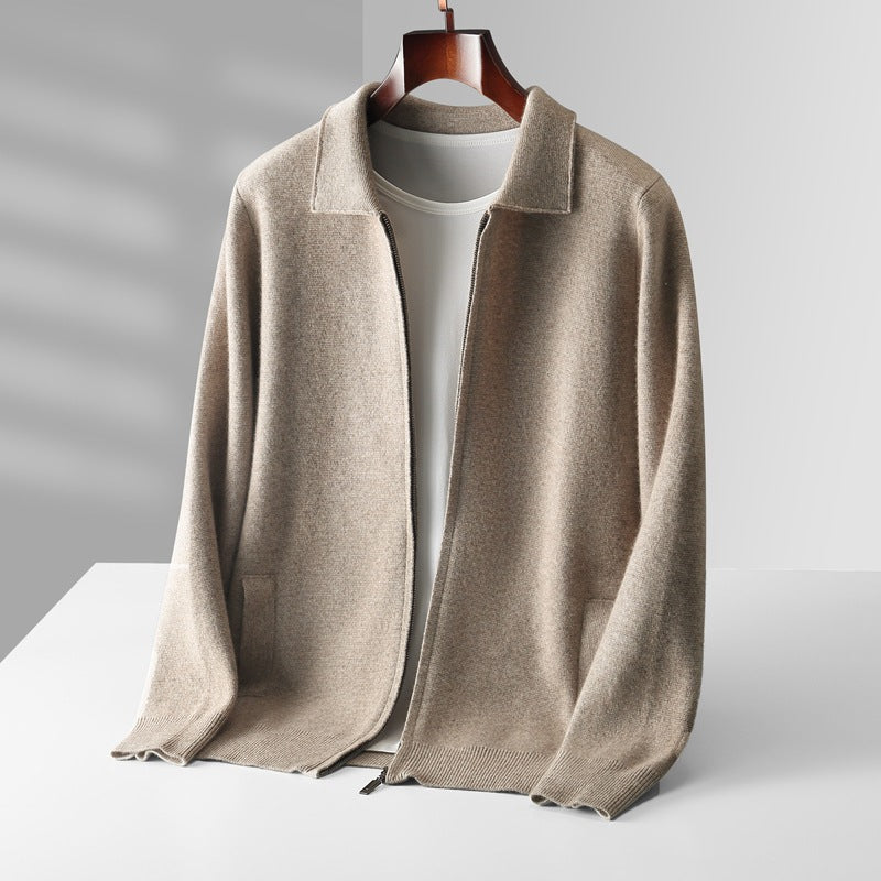 Versatile men's comfort coat, ideal for autumn/winter, sophisticated layering.
