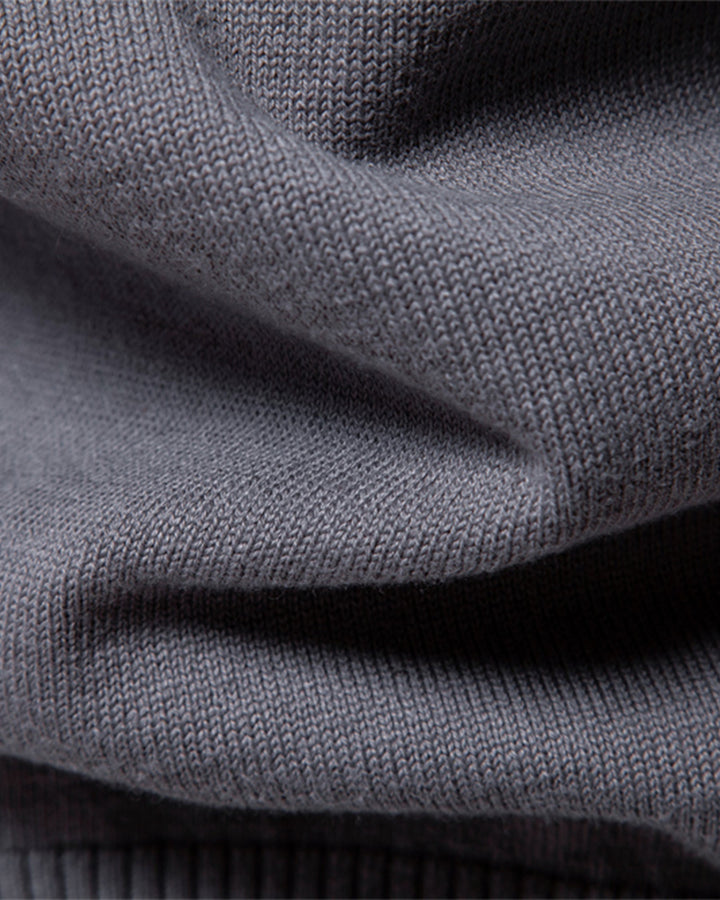 Elevated textured knit men's sweater, a comfortable pullover for everyday versatile style.
