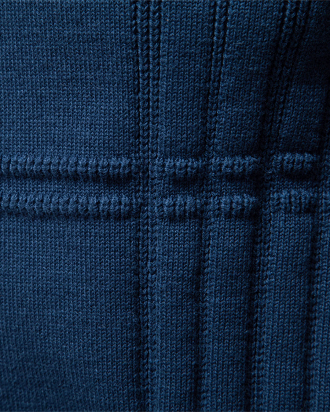 Men's durable textured crew sweater, designed for versatile layering and comfort.
