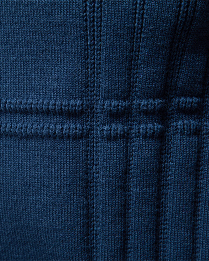 Men's durable textured crew sweater, designed for versatile layering and comfort.