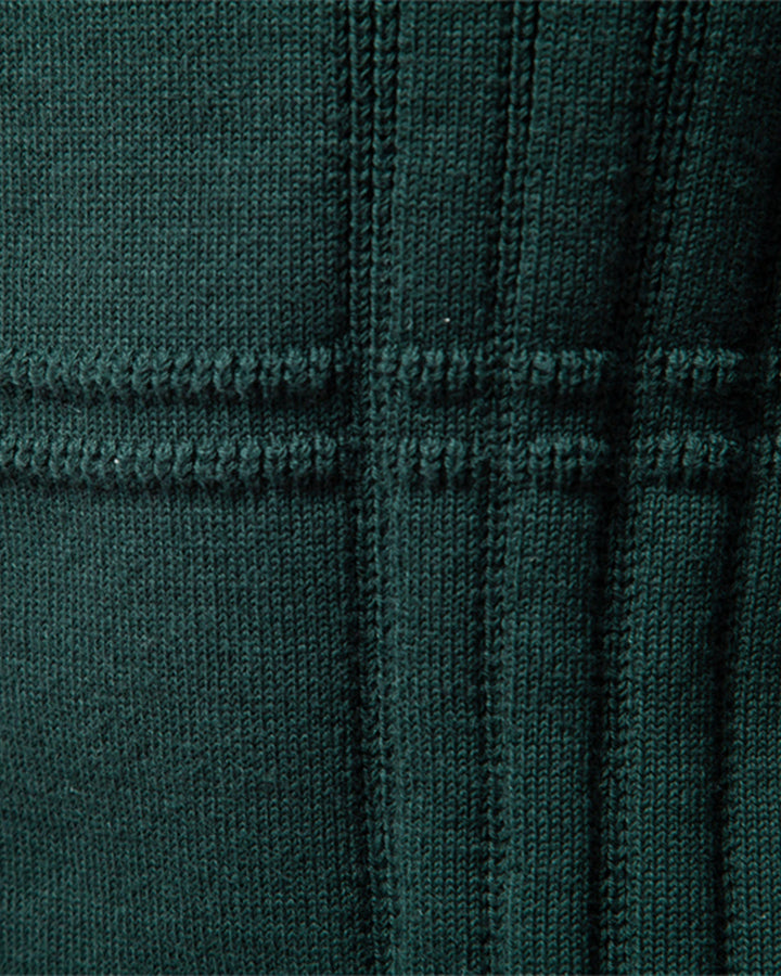 Men's everyday style crewneck sweater with an elevated textured knit in burgundy.