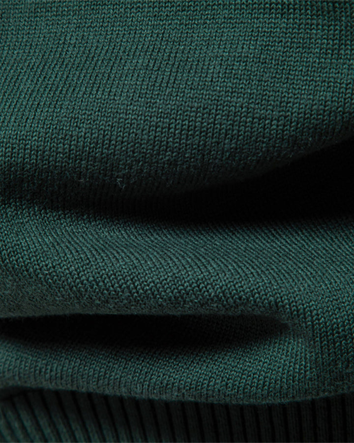 Elevated men's casual textured crewneck sweater for comfortable everyday layering.