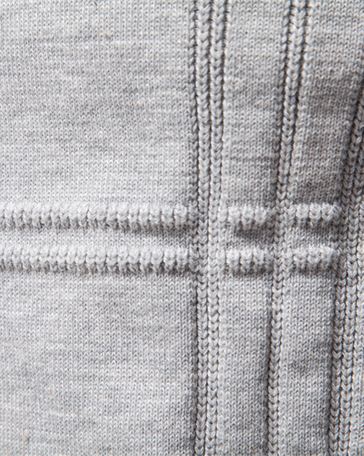 Men's comfortable textured knit crewneck pullover, ideal for relaxed casual wear.
