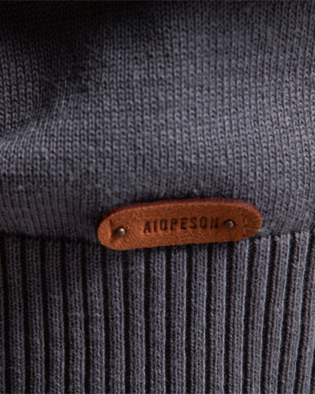 Men's versatile crewneck sweater in an oatmeal shade, perfect for casual layering.