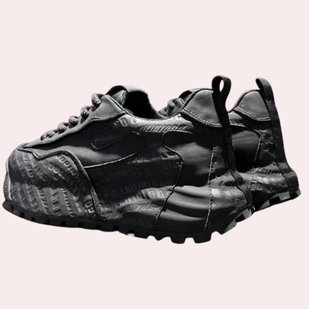 Durable men's green Elias casual sneakers, ideal for athletic fashion and comfortable everyday wear.