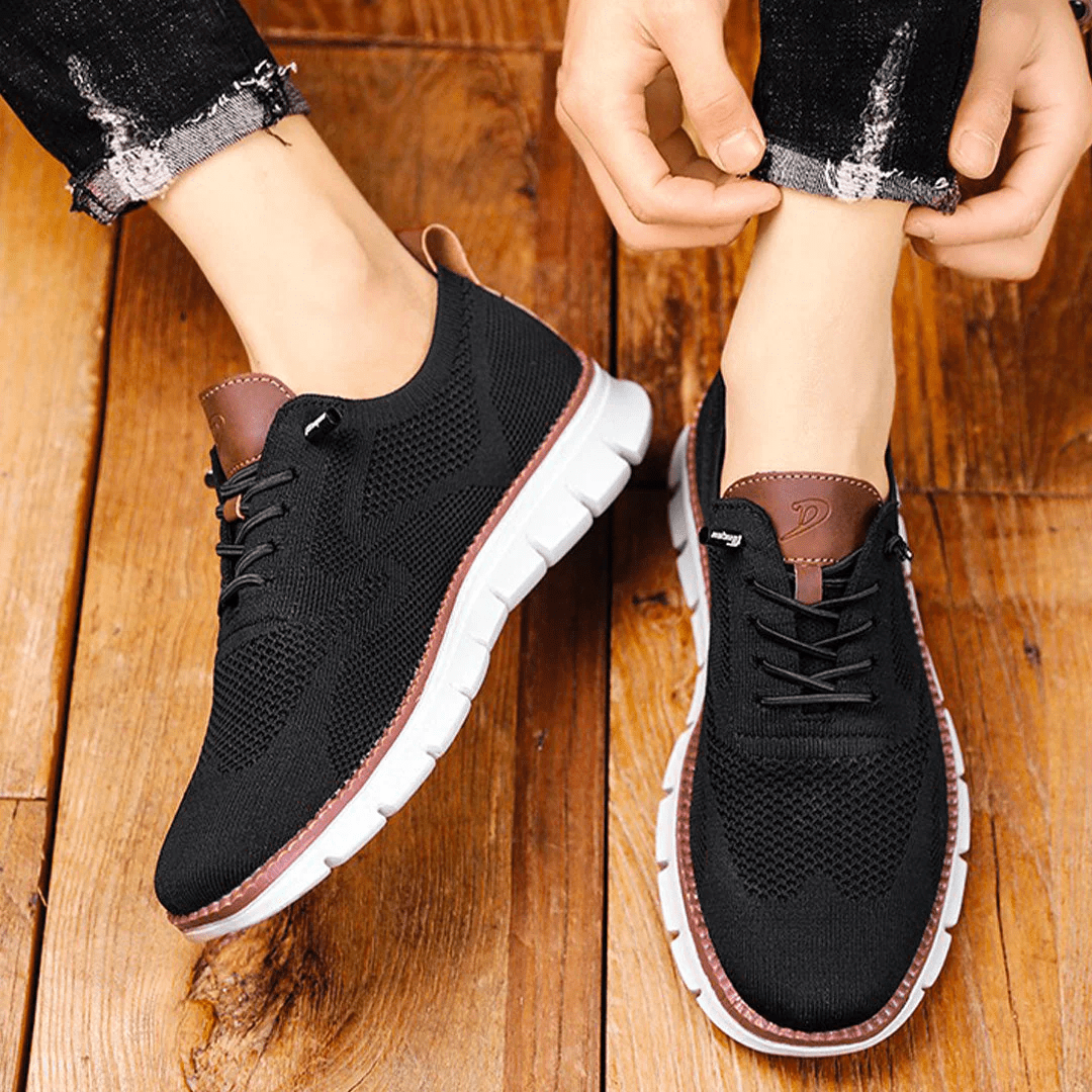 Pair of Elias men's breathable sneakers, perfect casual shoes for daily comfort.