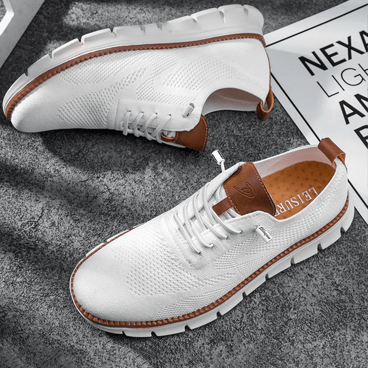 High-performance Elias minimalist sneakers, breathable for active comfort.