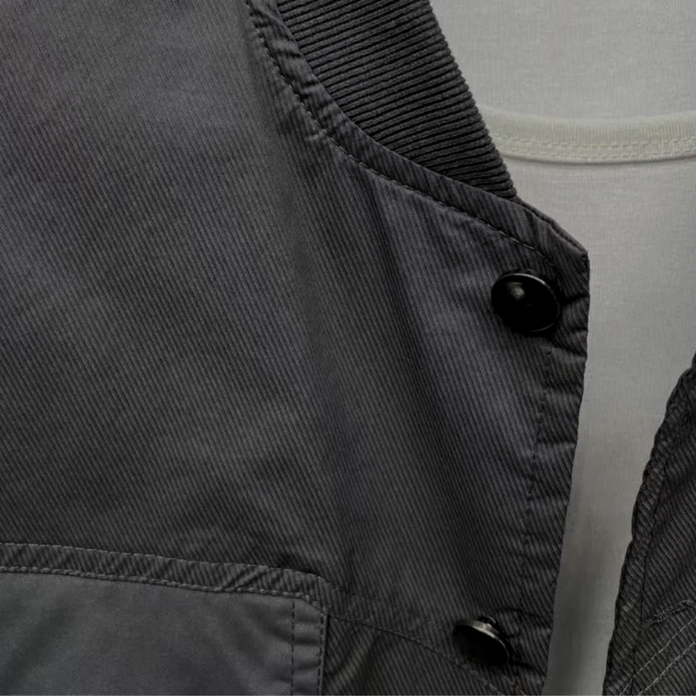 Elliot men's modern black coat. A comfortable, stylish and versatile everyday jacket for modern men's fashion.
