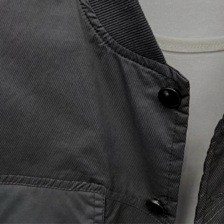 Elliot men's modern black coat. A comfortable, stylish and versatile everyday jacket for modern men's fashion.