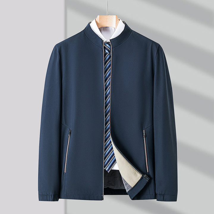 Men's Everyday Comfort Jacket with zippered pockets, perfect for versatile casual wear.