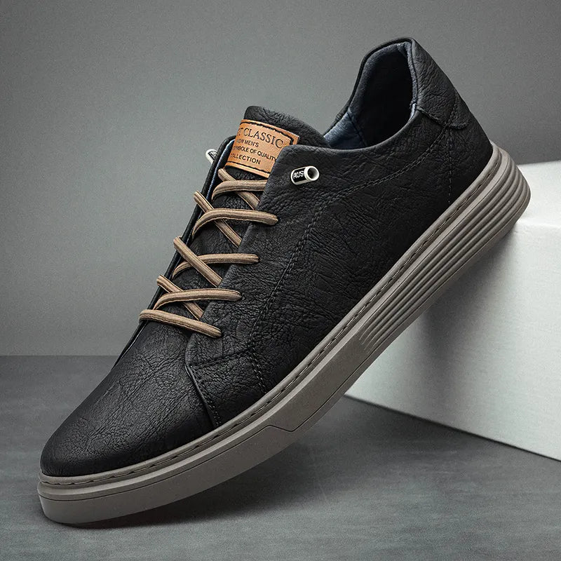 Men's everyday comfort sneakers, versatile low-top lace-up shoes for walking & casual style.