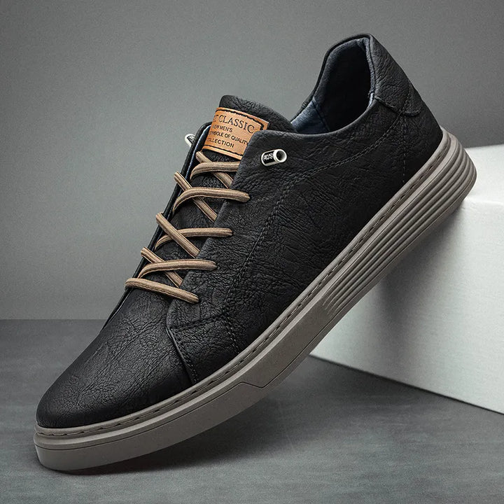 Men's everyday comfort sneakers, versatile low-top lace-up shoes for walking & casual style.