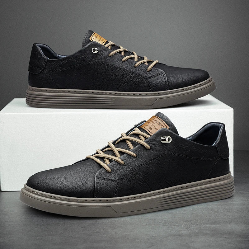 Stylish men's casual sneakers, durable everyday footwear offering ultimate comfort & modern fashion.