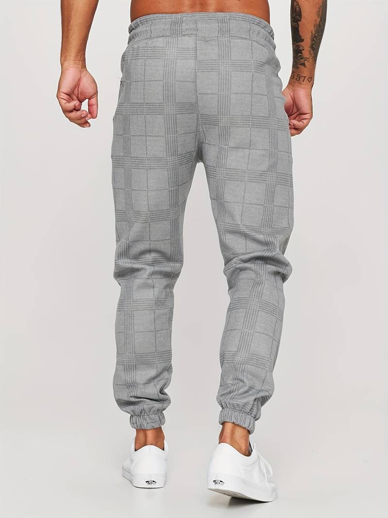 Relaxed men's lounge jogger sweatpants, ultimate comfort for home or errands.