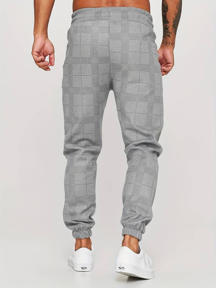 Relaxed men's lounge jogger sweatpants, ultimate comfort for home or errands.