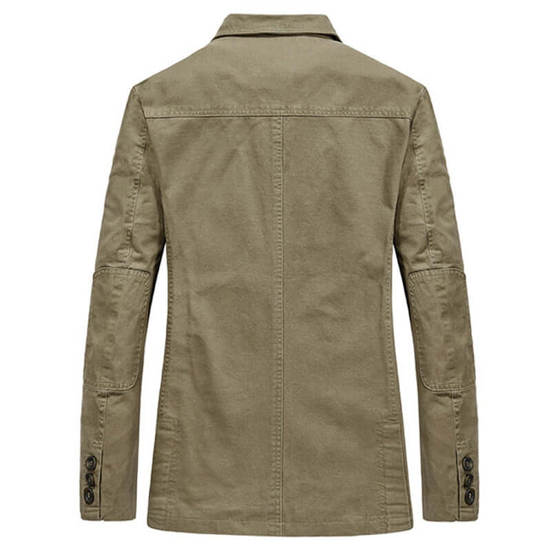 Men's casual tailored blazer jacket. Smartwear piece for everyday elegance, perfect for versatile outfits.
