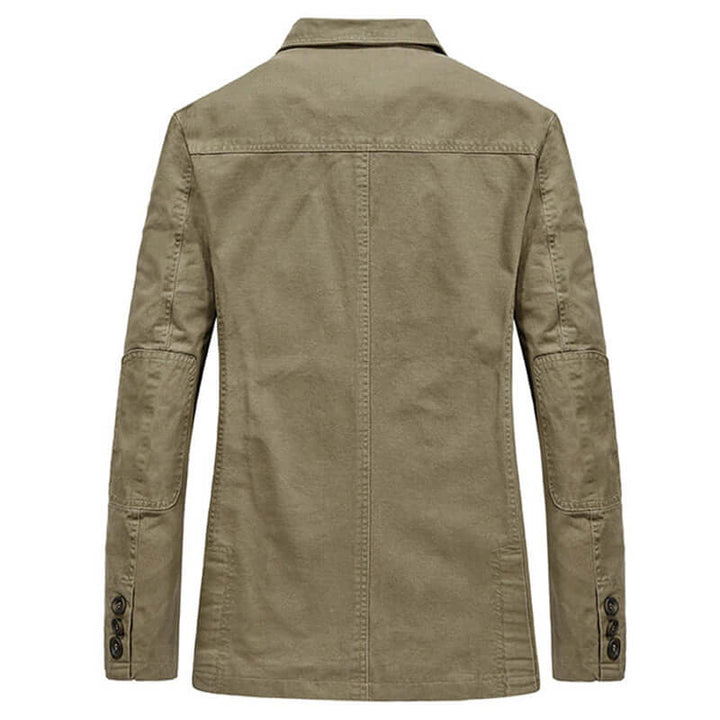 Men's casual tailored blazer jacket. Smartwear piece for everyday elegance, perfect for versatile outfits.
