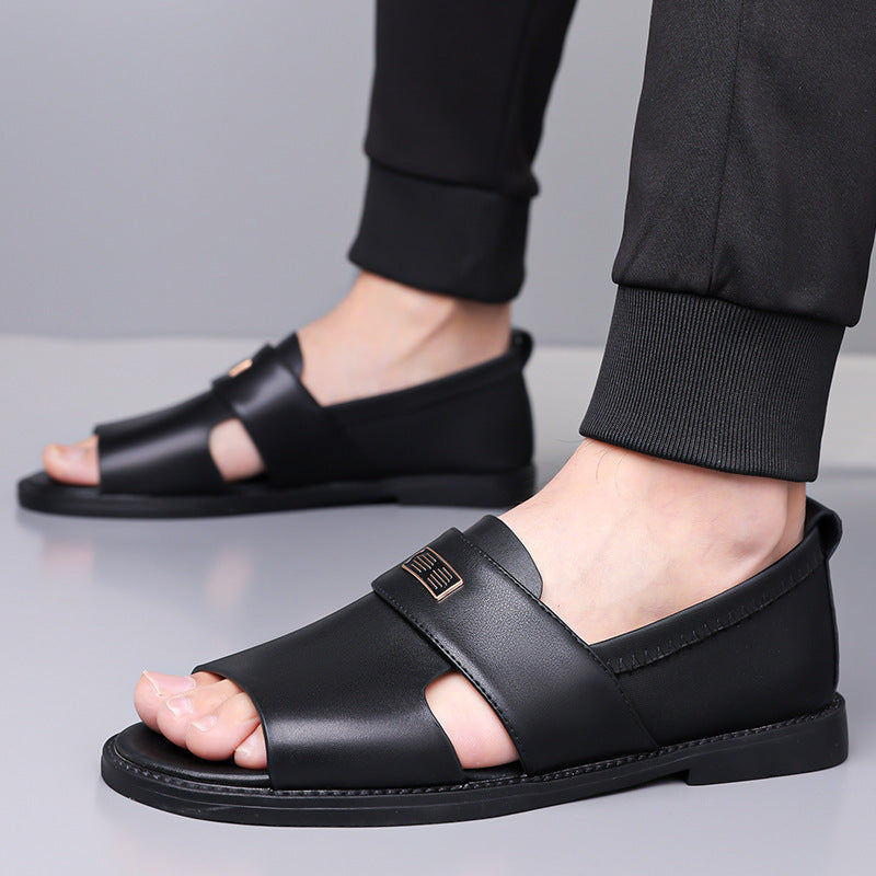 High-quality men's everyday walking sandals, slip-on design for ultimate comfort and support.
