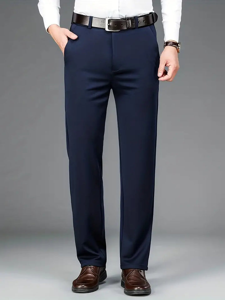 Comfortable men's stretch pants, ExecFlex design for maximum flexibility, movement, and all-day wear.