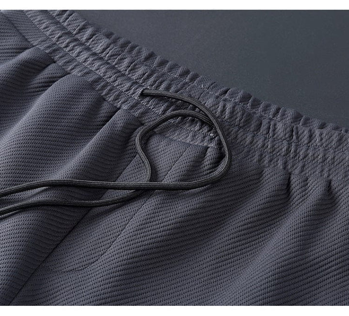 Men's casual loungewear set in Lycra, dark blue, offering flexible fabric for everyday style.