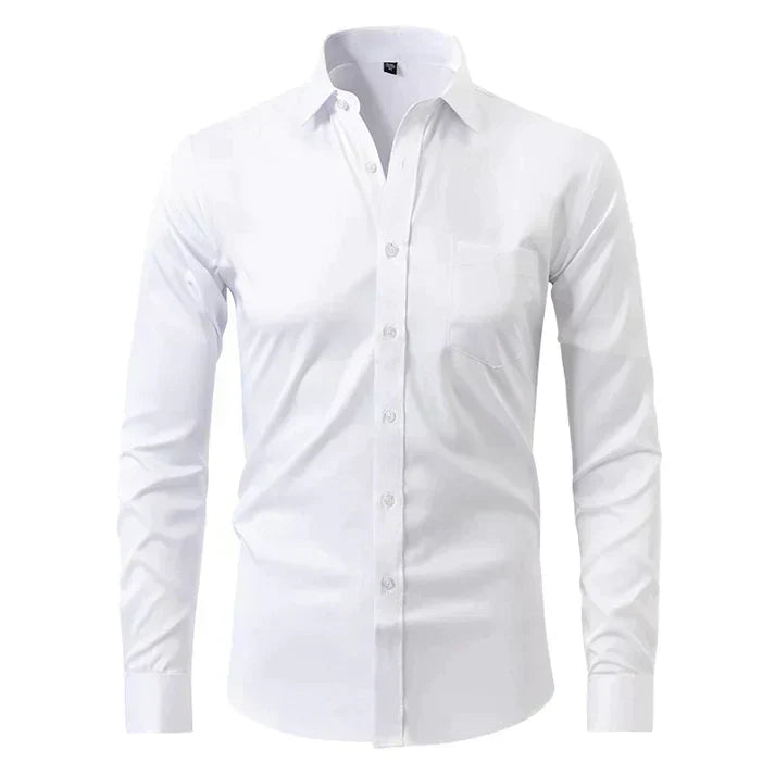 Men's Felix breathable & stretchy long-sleeve shirt, perfect for everyday casual or business casual wear.