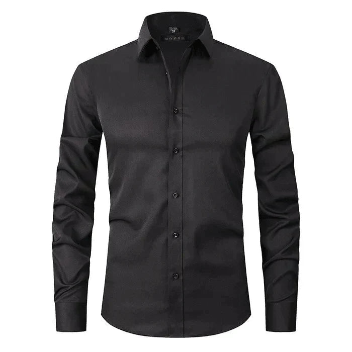 Comfortable men's everyday shirt. Breathable, stretchy fabric ensures all-day comfort. Versatile men's fashion.