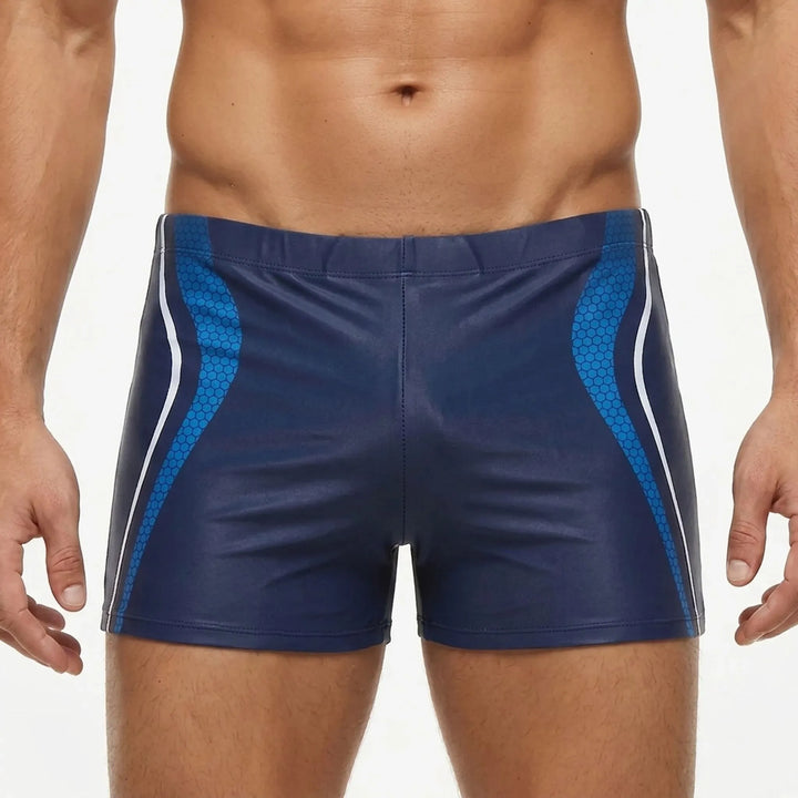 Versatile men's sport shorts, quick-dry and ideal for both swimming, beach volleyball, and casual poolside fashion.