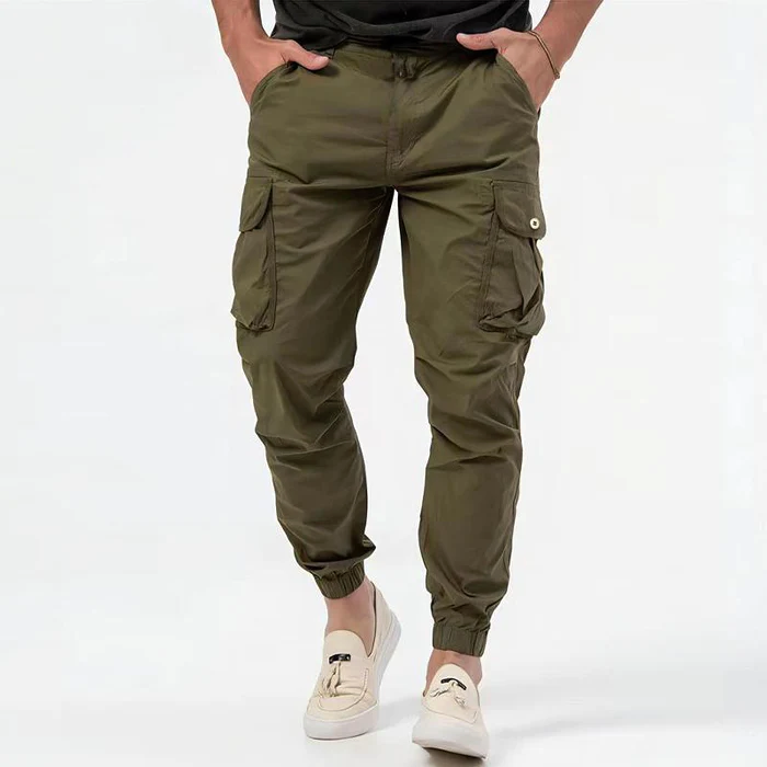 Ultimate comfort men's stretch pants, ideal as activewear or casual joggers for flexible daily movement.