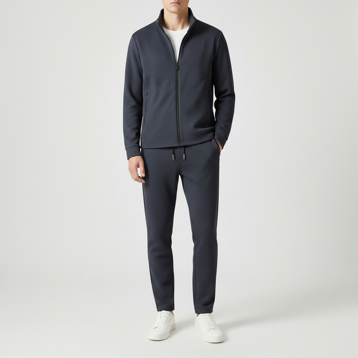 Stylish men's lycra lounge suit, perfect versatile fashion for comfort wear and casual athletic apparel