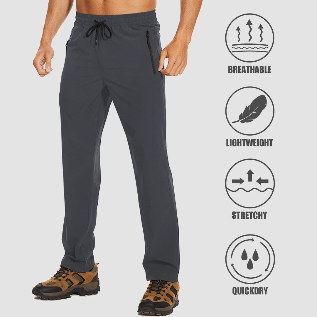 Men's FlexiTrek quick-dry stretch hiking trousers, ideal for rugged outdoor trails & adventure travel.