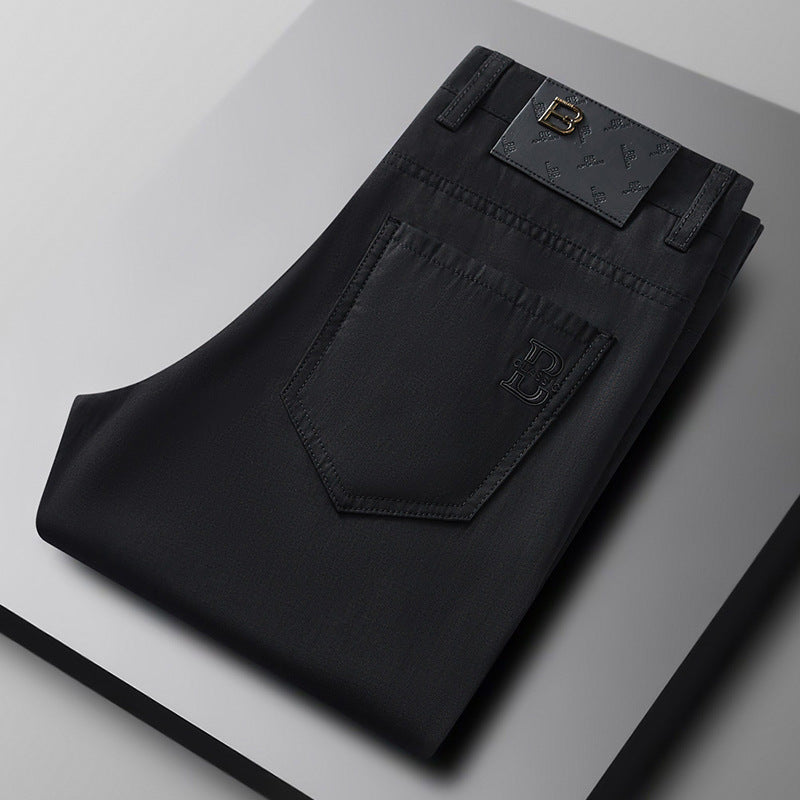 Comfortable men's Flextail stretch pants, versatile performance trousers with a modern tailored fit.