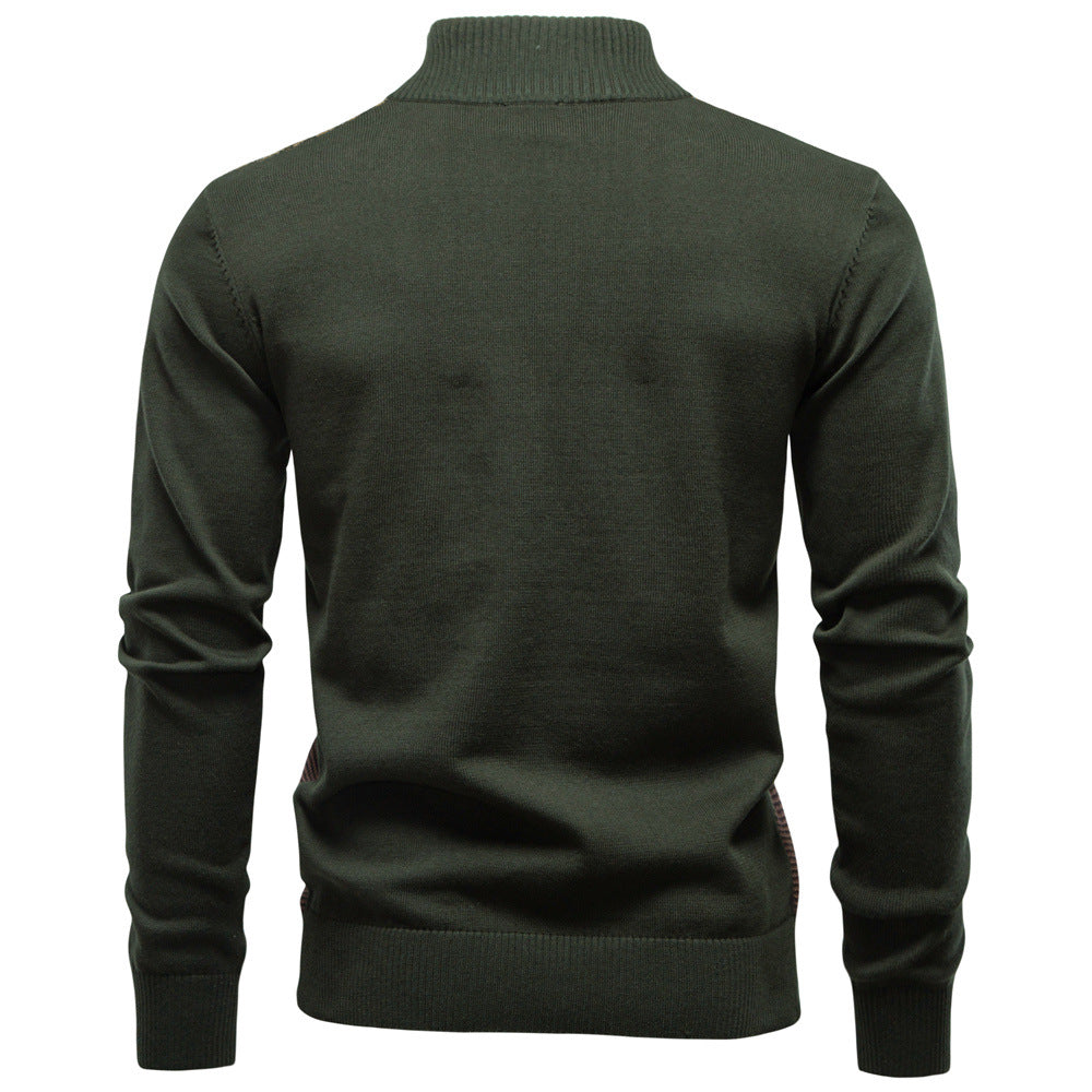 Men's Florence half-zip, a comfortable long sleeve pullover for versatile menswear.