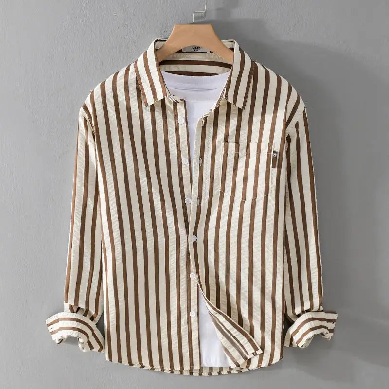 Men's Florentine Luxe Boneau shirt in a sophisticated tailored fit. Ideal for casual or formal occasions.