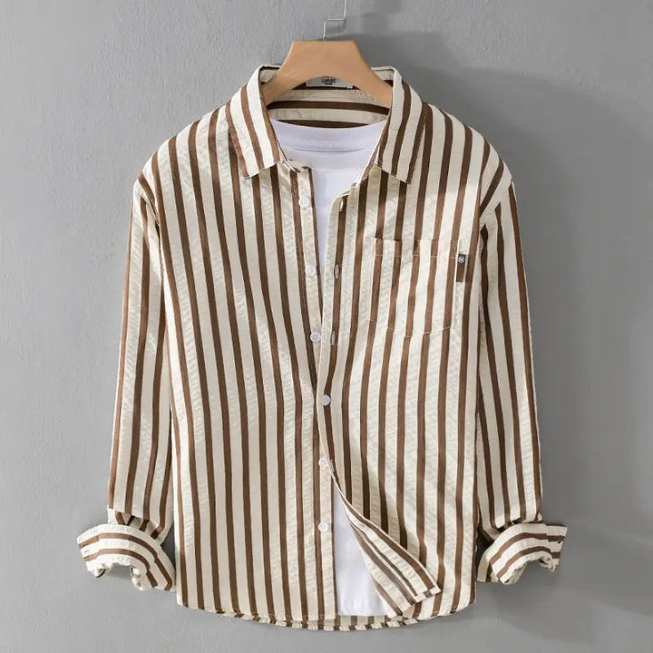 Men's Florentine Luxe Boneau shirt in a sophisticated tailored fit. Ideal for casual or formal occasions.