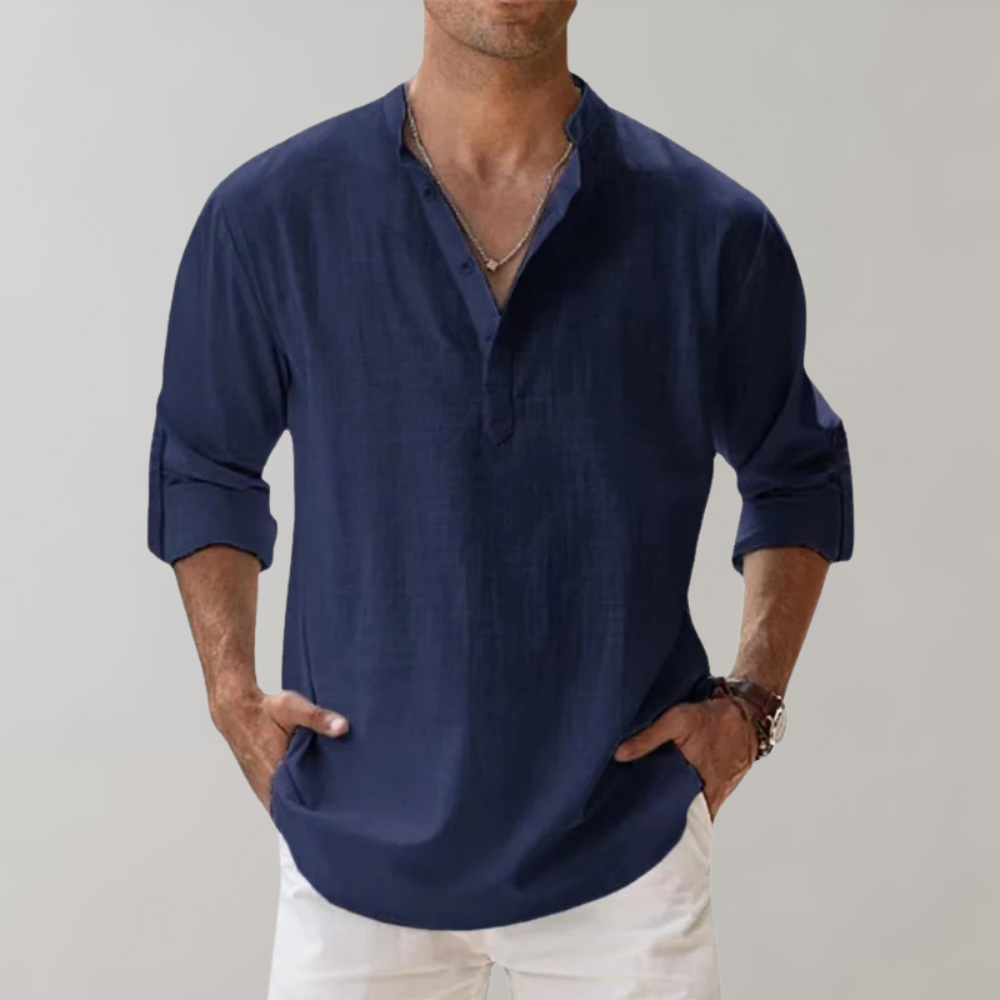 Men's comfortable casual shirt, the Florian. Perfect for everyday style, easily dressed up or down.