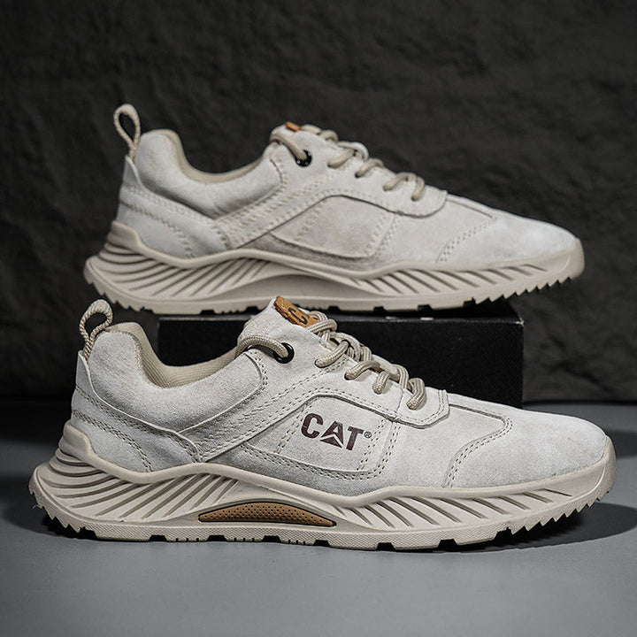 Flexible Khaki Forge Comfort men's footwear, adapting to your stride for everyday walking.