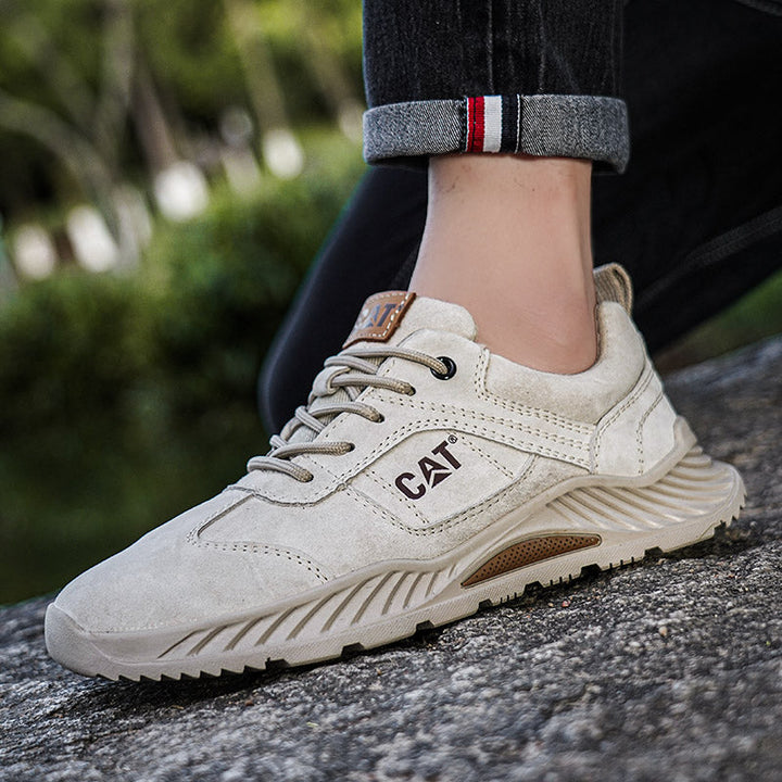 Gray Men's Forge casual sneakers, comfortable & stylish footwear for everyday urban wear.