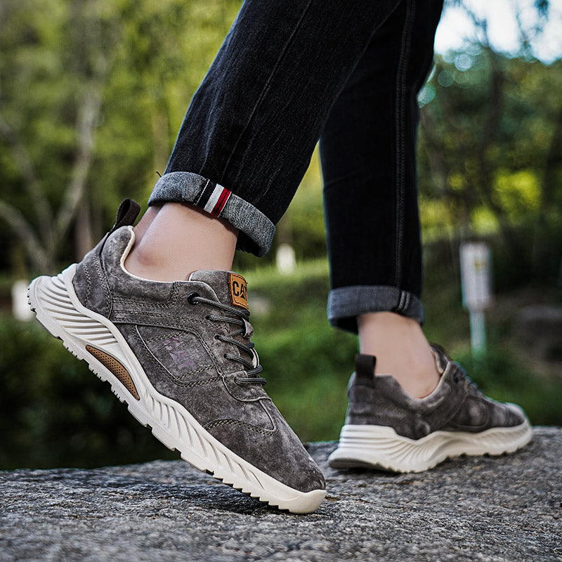 Versatile Sand Men's Forge sneakers, durable, comfortable urban footwear for daily fashion.