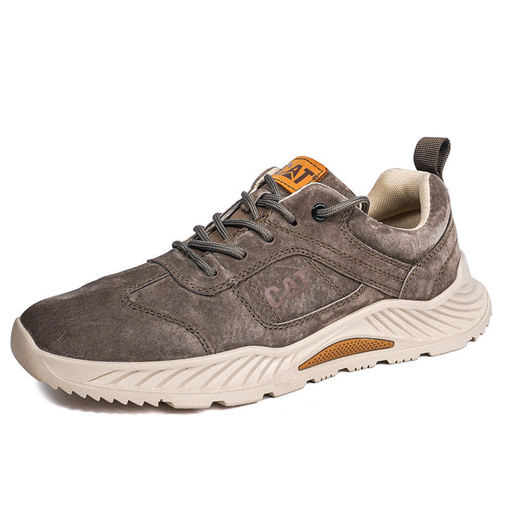 Gray Men's Forge walking sneakers, durable comfort footwear for city living and fashion.