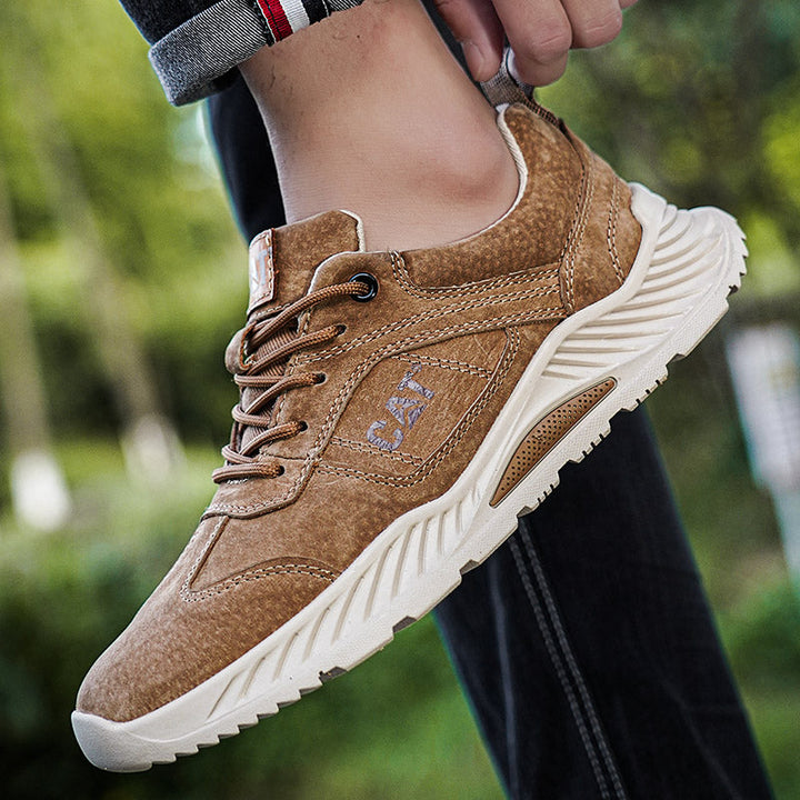 Gray Forge men's walking shoes, comfortable & durable for city street style fashion.