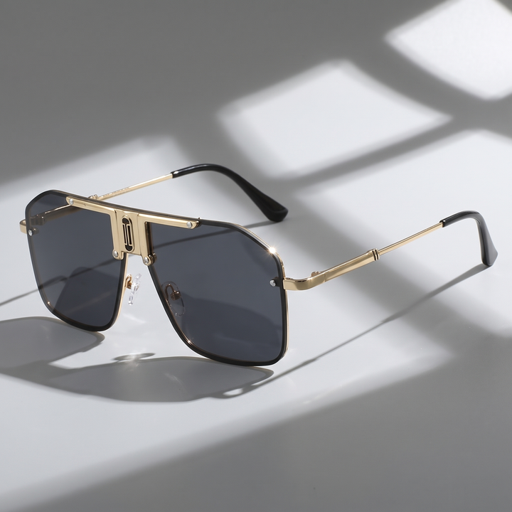 Men's sleek frameless UV400 eyewear, a perfect blend of style, lightweight comfort & protection.