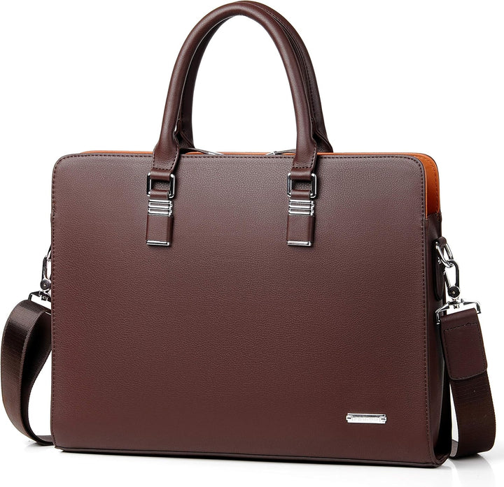 Men's genuine leather business messenger bag, comfortable for daily commute