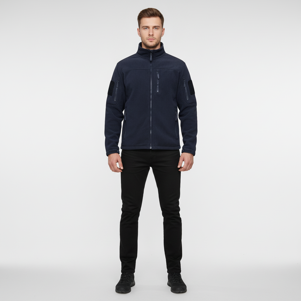 Stylish men's Gero winter jacket, a versatile fleece option for cold weather and various outdoor pursuits