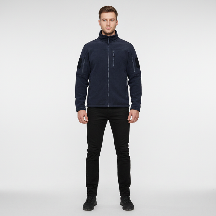 Stylish men's Gero winter jacket, a versatile fleece option for cold weather and various outdoor pursuits