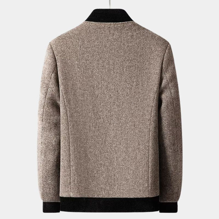 Stylish brown Gianni tailored jacket for men, perfect for modern formal and smart casual fashion outfits.