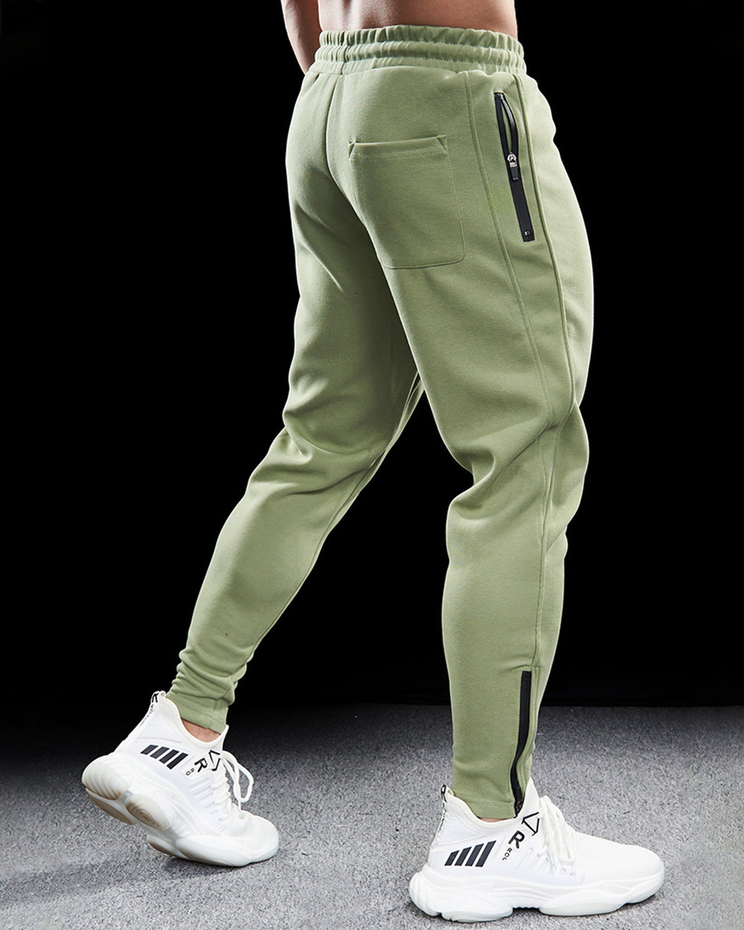 Men's Girona Zip Joggers, tapered fit activewear. Comfortable sweatpants with zip hems for everyday wear.