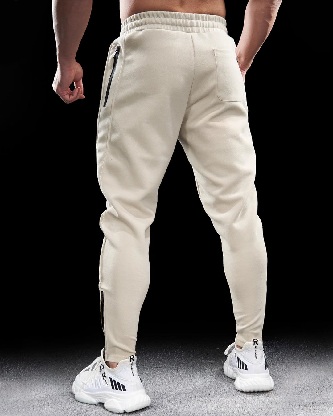 Men's Girona athletic joggers, featuring zip hems. Tapered fit for ultimate comfort in sportswear & loungewear.