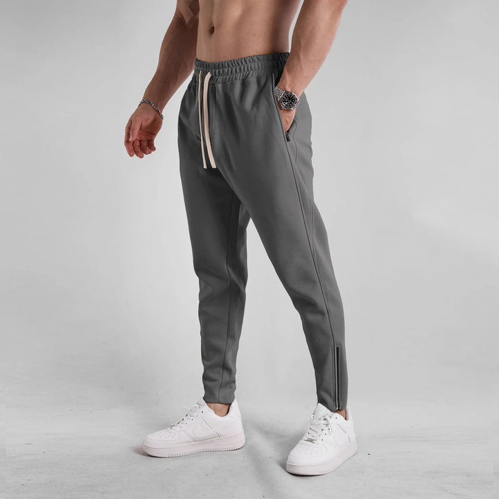 Relaxed men's Girona loungewear joggers. Soft, comfortable sweatpants with zip hems for ultimate chill.
