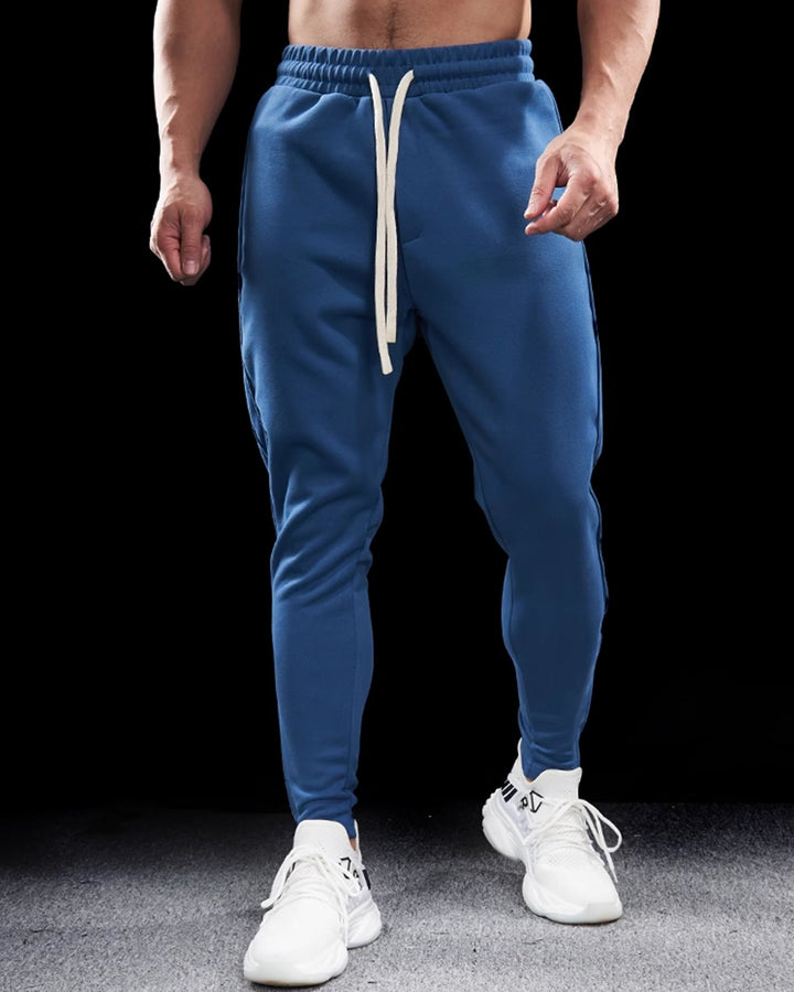 Men's fashion Girona joggers. Comfortable everyday wear pants with stylish tapered fit & zip hems.